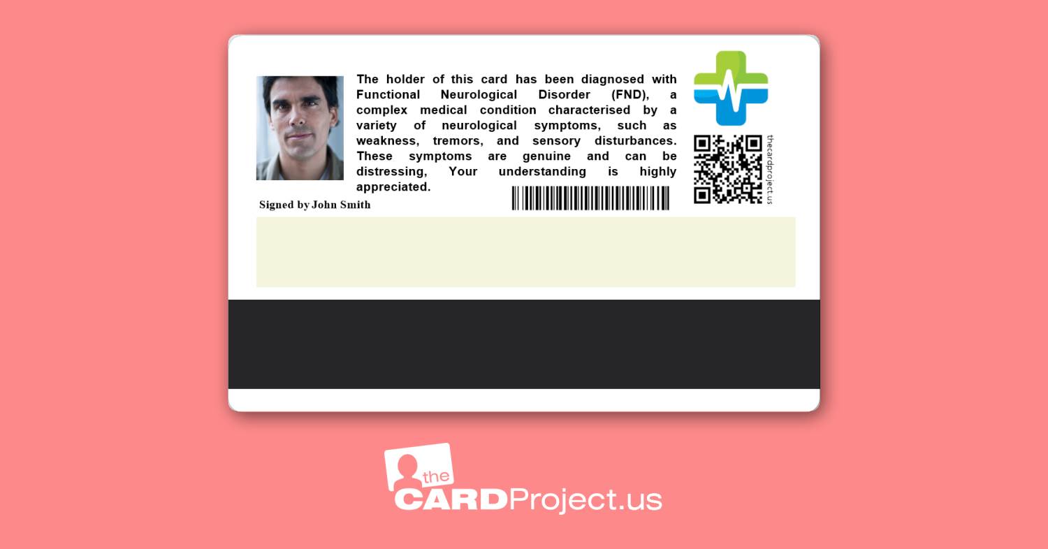 FND Premium Medical Card (REAR)